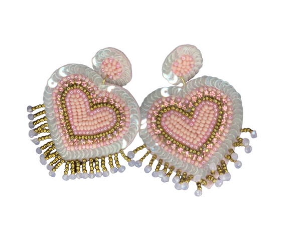 Precious Heart Drop Earrings