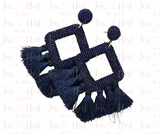 Ellie Girl Earrings - Navy